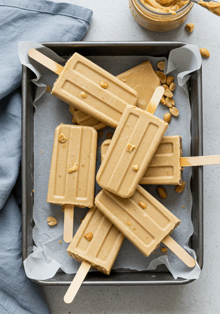 Peanut Butter Frozen Yogurt Bars