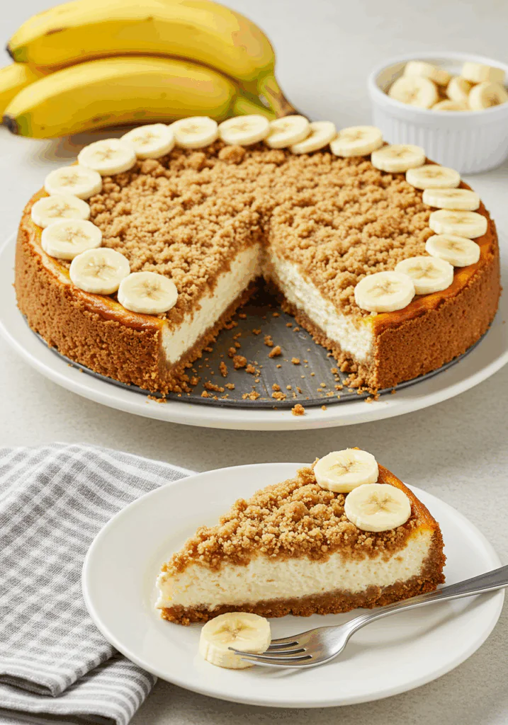 Banana Pudding Crunch Cheesecake