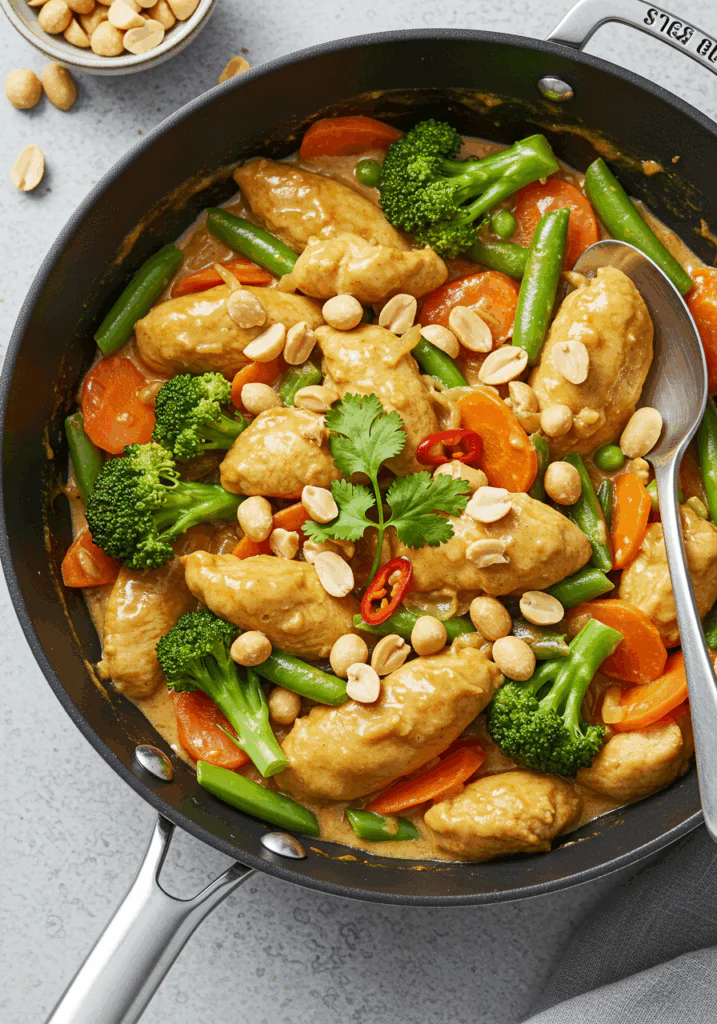 Thai Peanut Chicken Stir-Fry