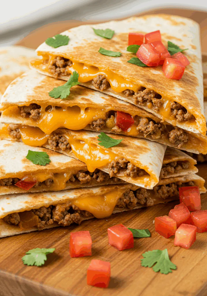 Ground Beef Quesadillas