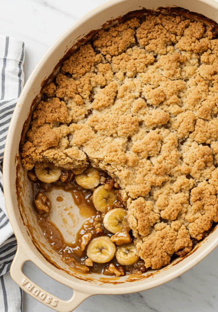 Bananas Foster Cobbler