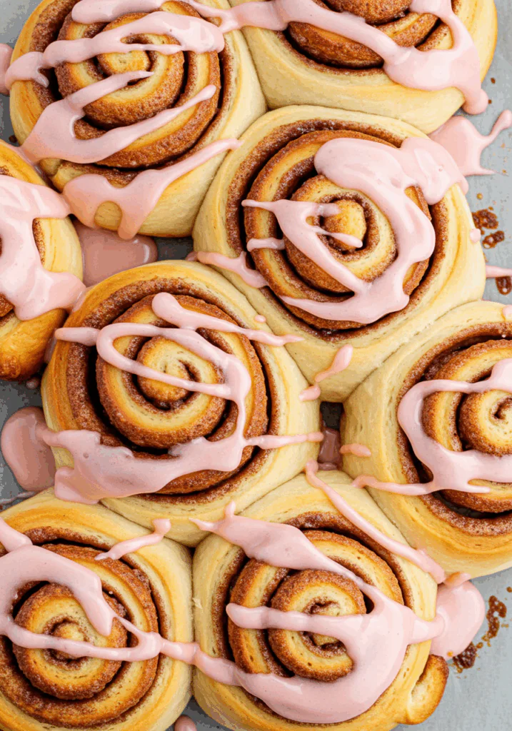 Valentine’s Day Cinnamon Rolls