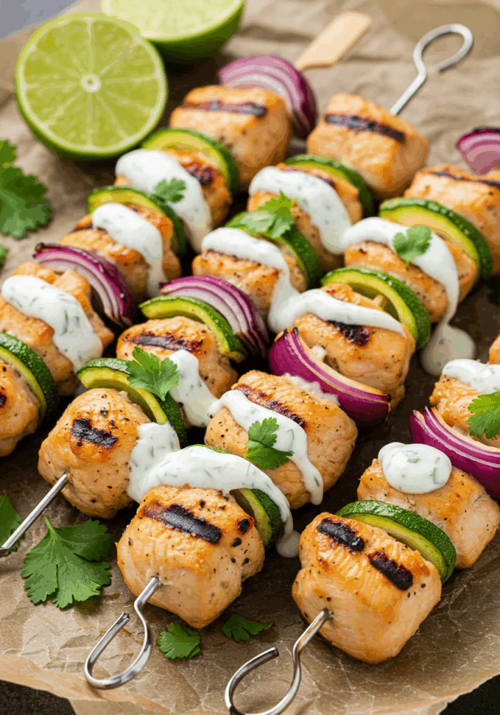 Ranch Chicken Skewers