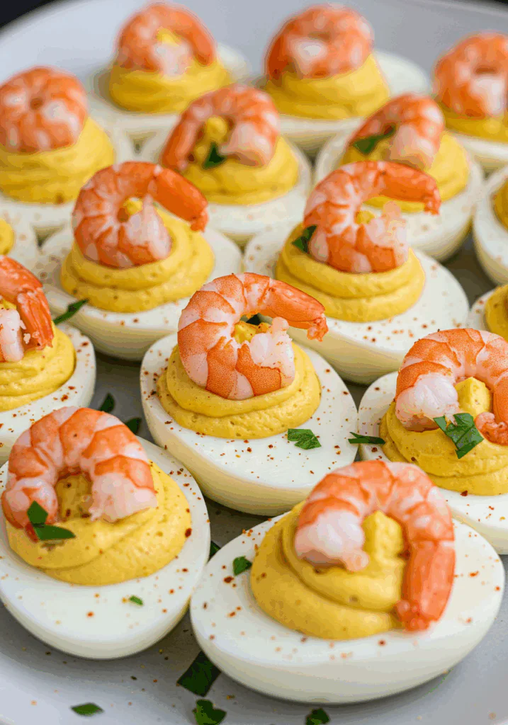Cajun Shrimp Deviled Eggs