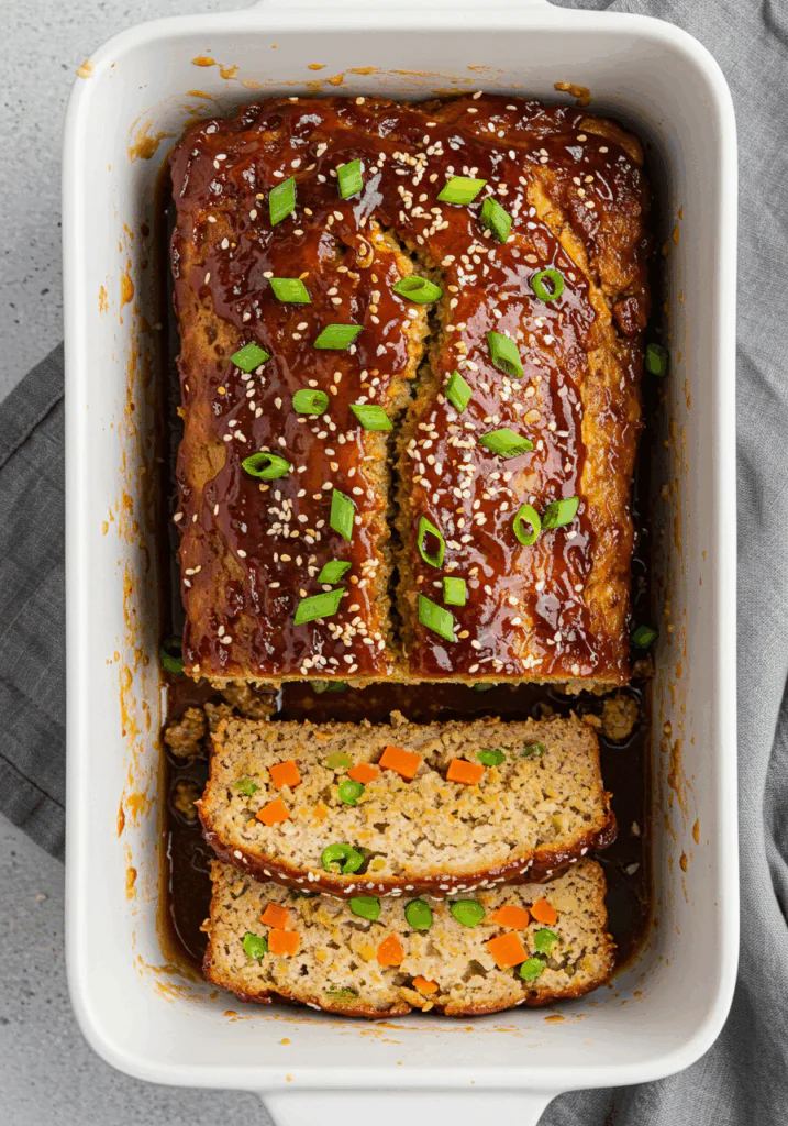 Asian Style Chicken Meatloaf