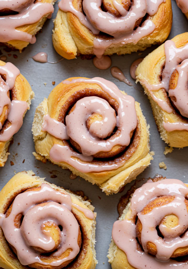 Valentine’s Day Cinnamon Rolls