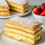 Vanilla Custard Puff Pastry Cake
