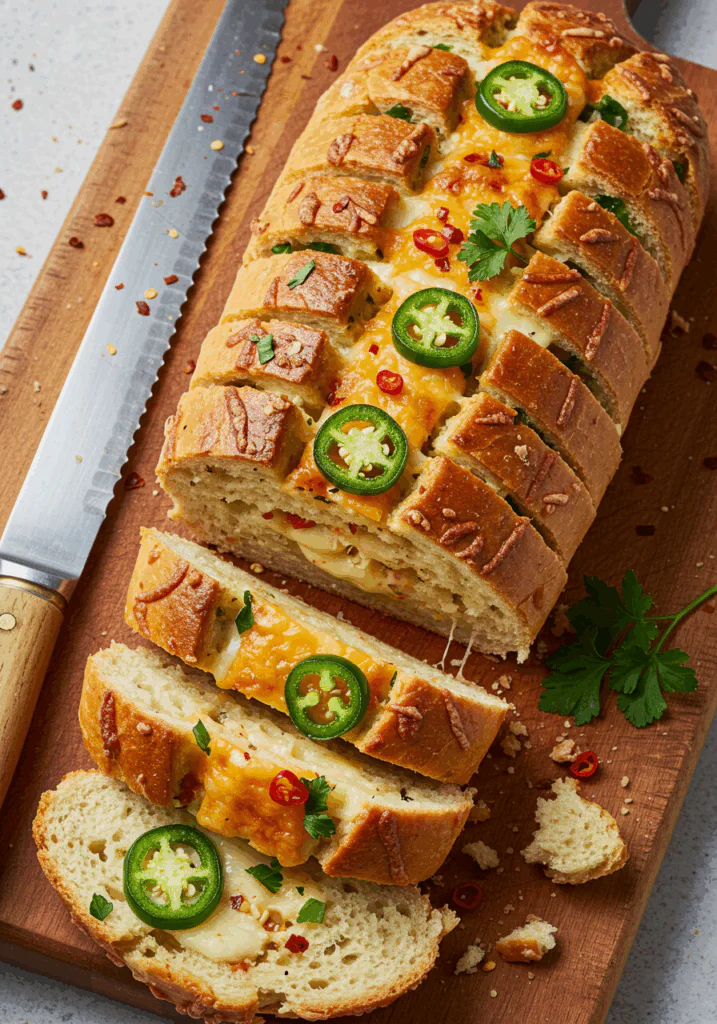 Hasselback Cheesy Bread