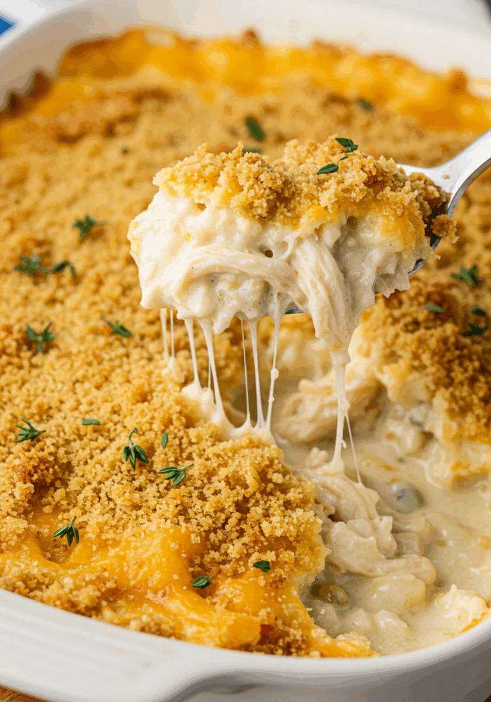 Ritz Cracker Chicken Casserole