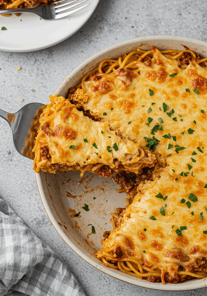 Easy Spaghetti Pie