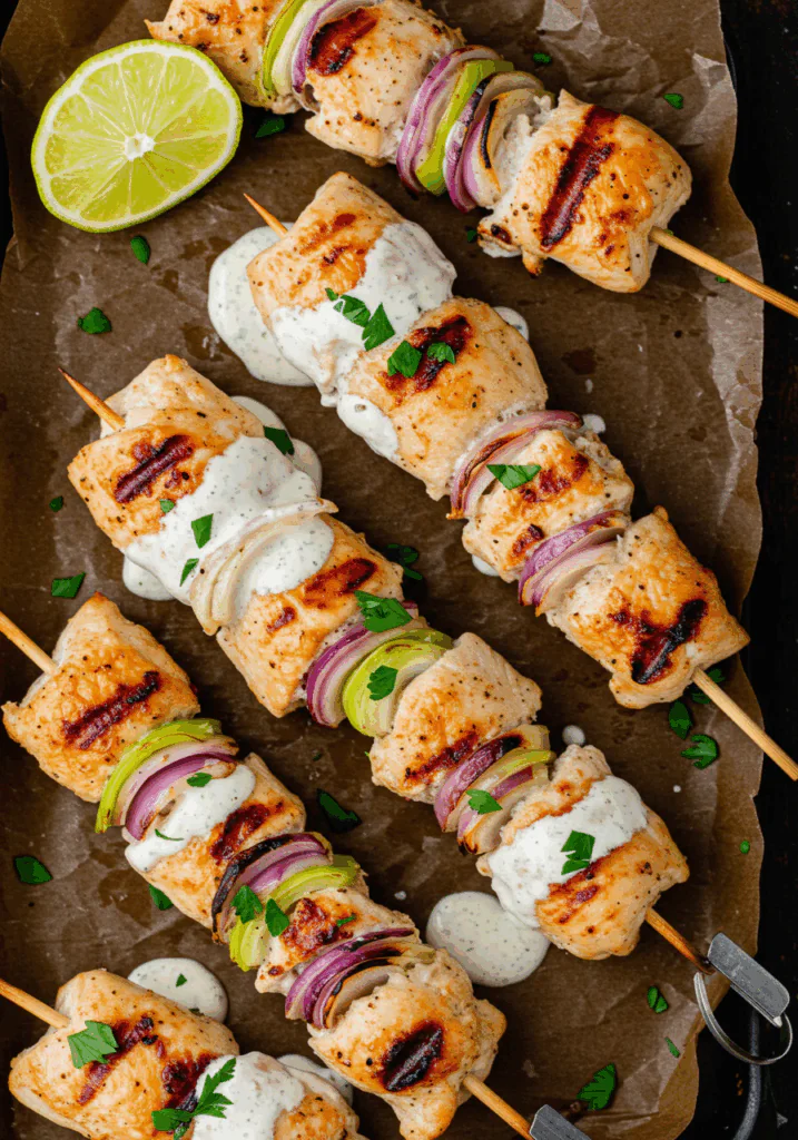 Ranch Chicken Skewers