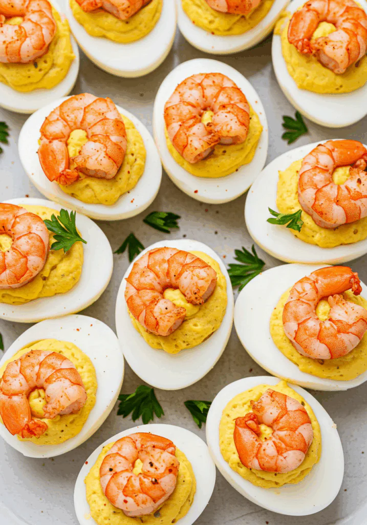 Cajun Shrimp Deviled Eggs