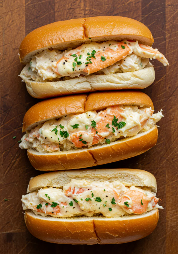 Garlic Butter King Crab Rolls