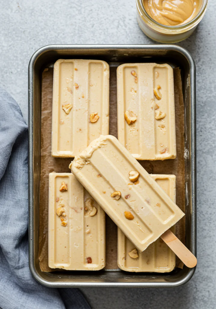 Peanut Butter Frozen Yogurt Bars