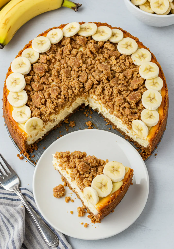 Banana Pudding Crunch Cheesecake