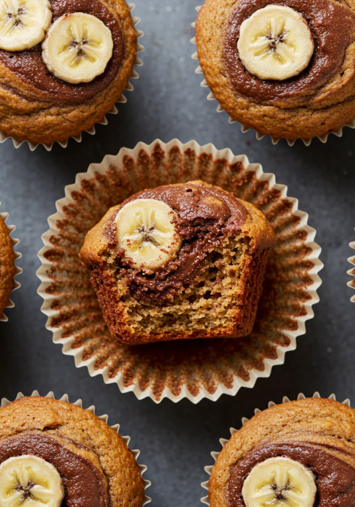 Nutella Banana Muffins