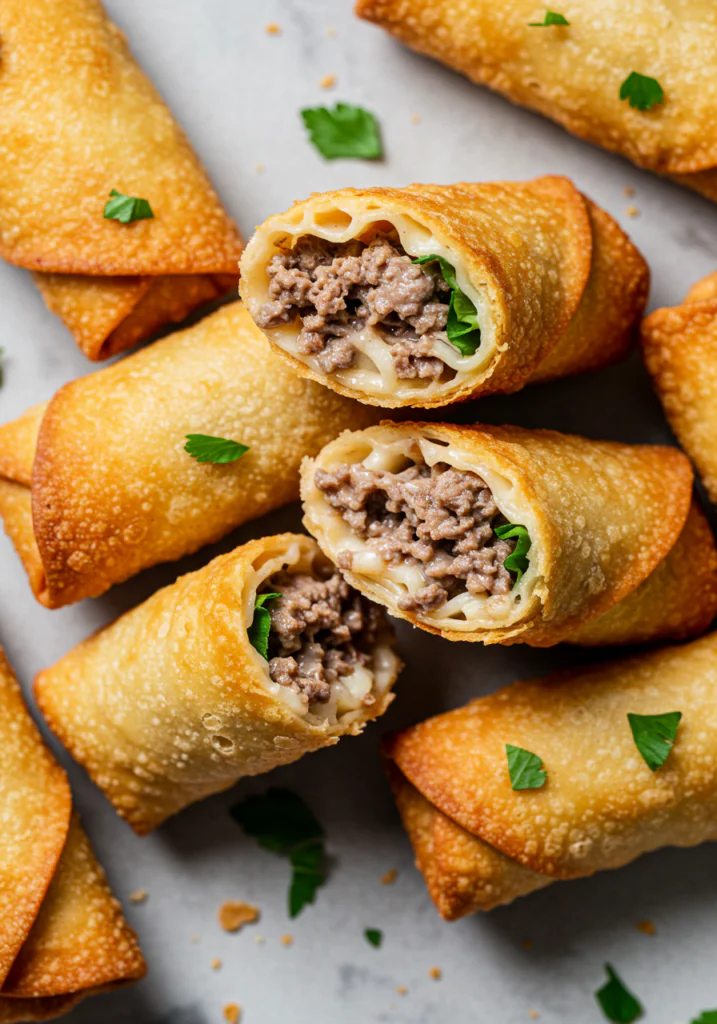 Philly Cheesesteak Eggrolls