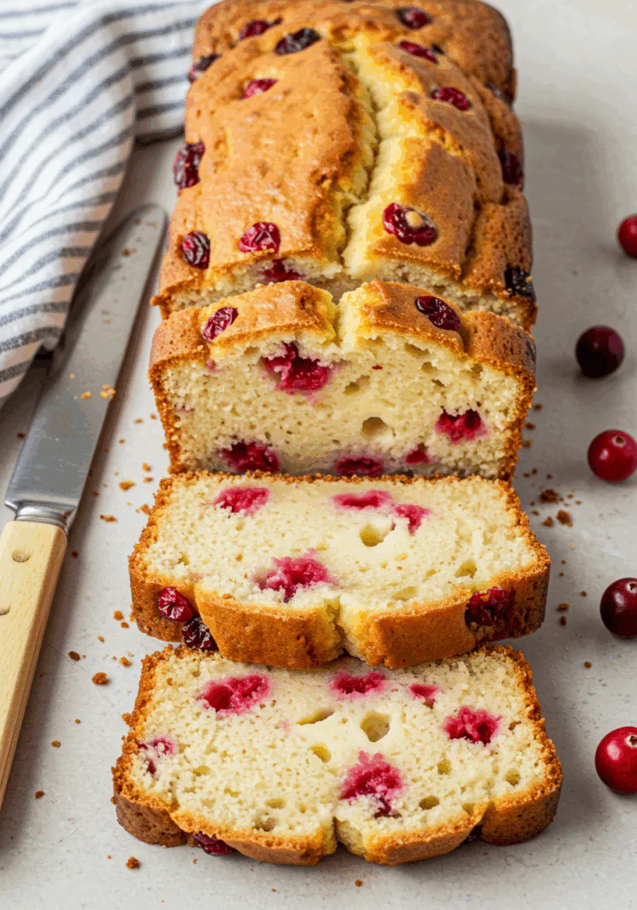 Cream Cheese Cranberry Loaf