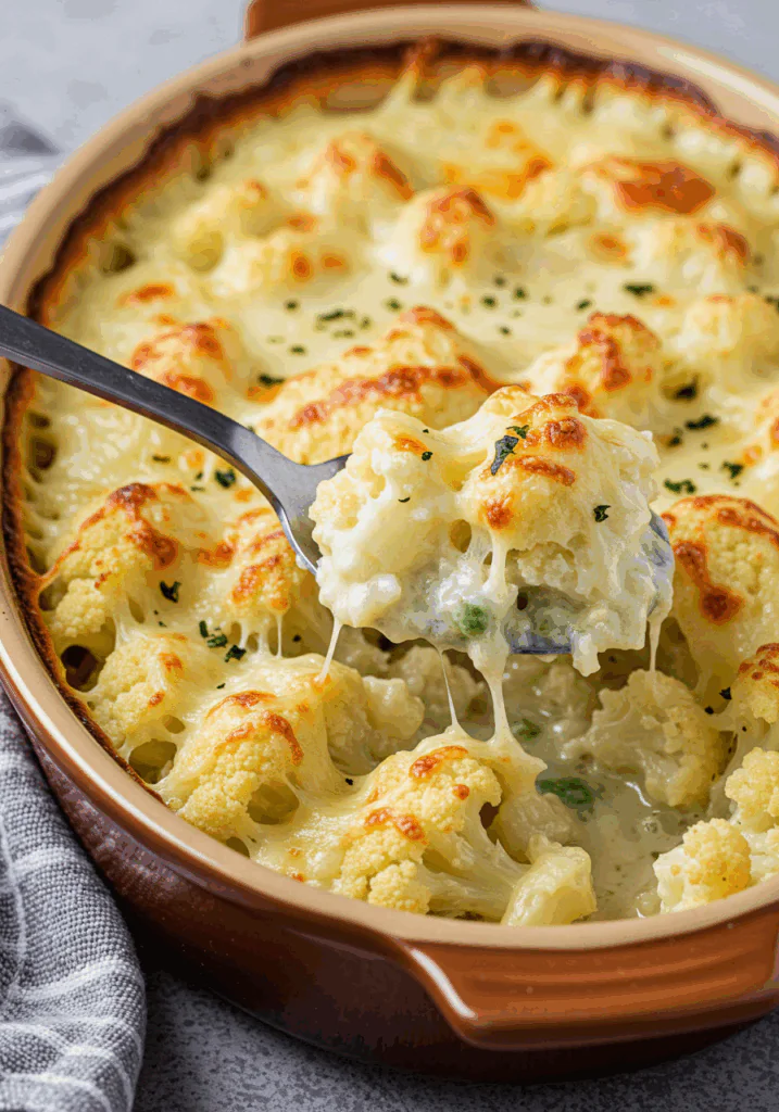 Queso Cauliflower Bake