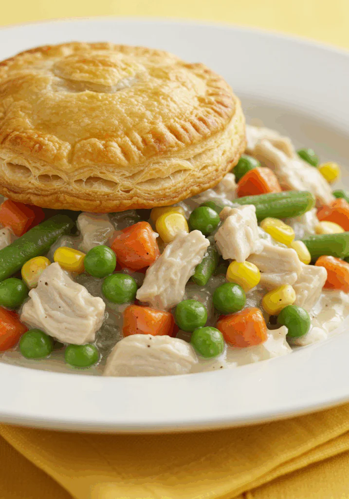 Easy Slow Cooker Chicken Pot Pie