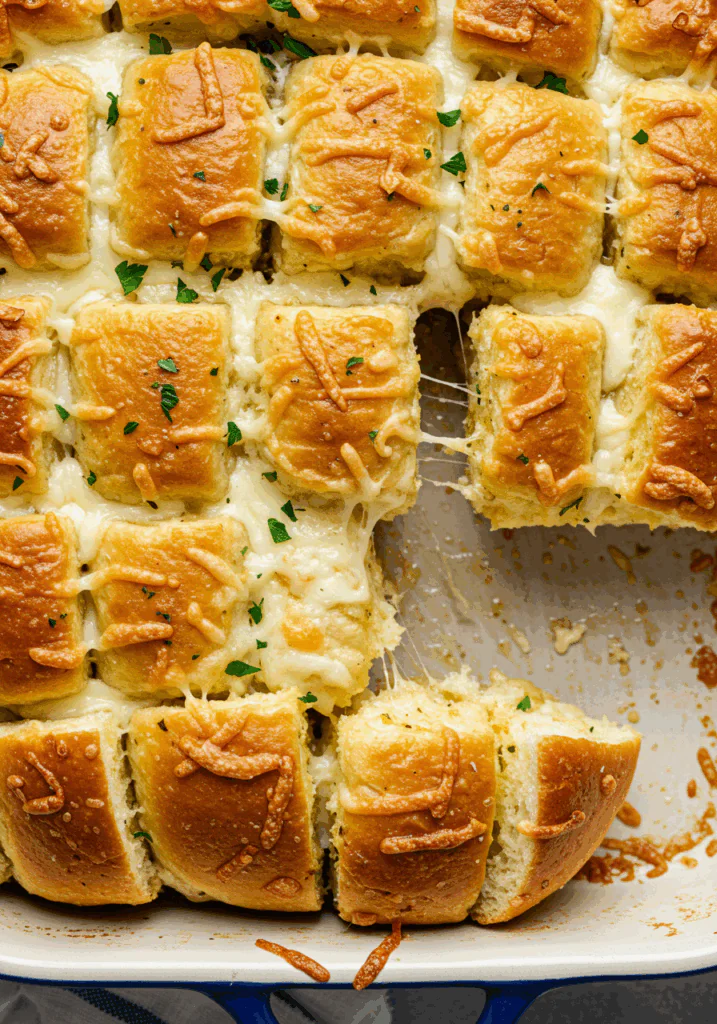 Cheesy Pull-Apart Garlic Bread