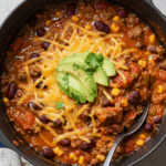 Cheesy Enchilada Chili