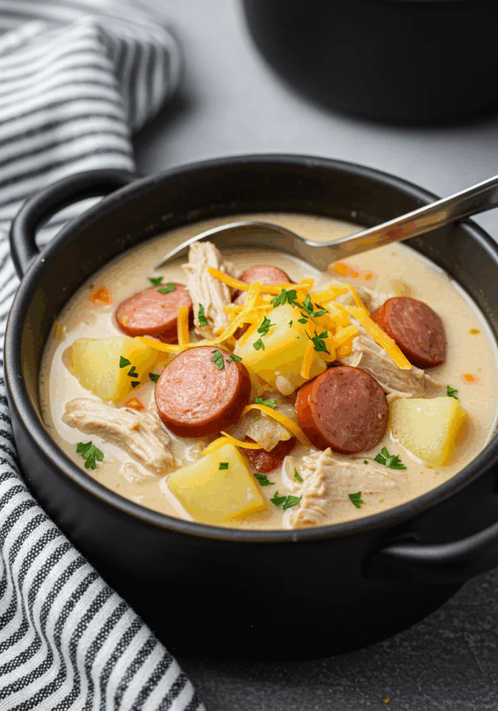 Creamy Turkey Sausage and Potato Soup