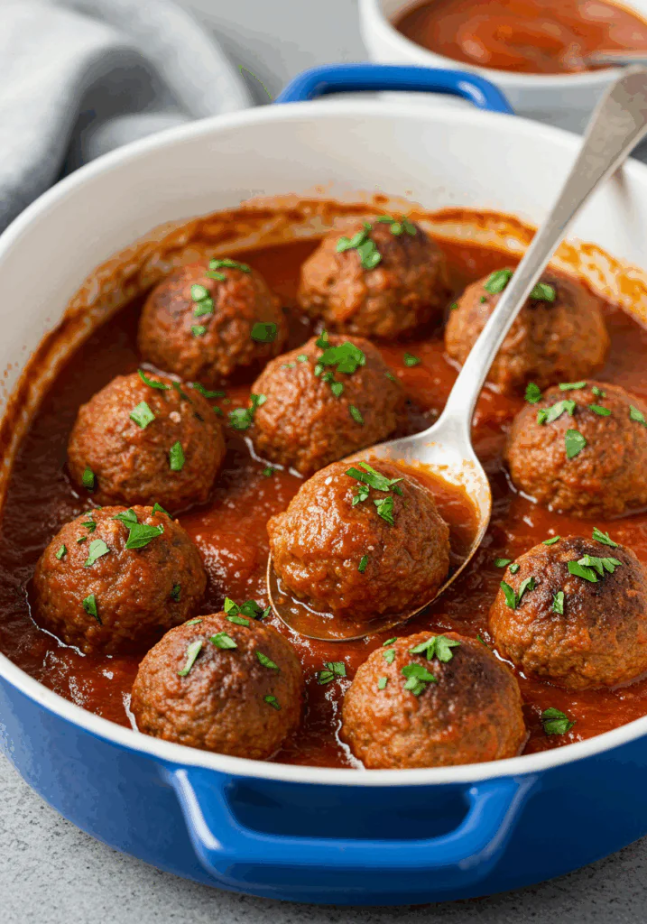 Hot Pepper Jelly Meatballs