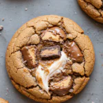 Gooey Reese’s Cheesecake Cookies
