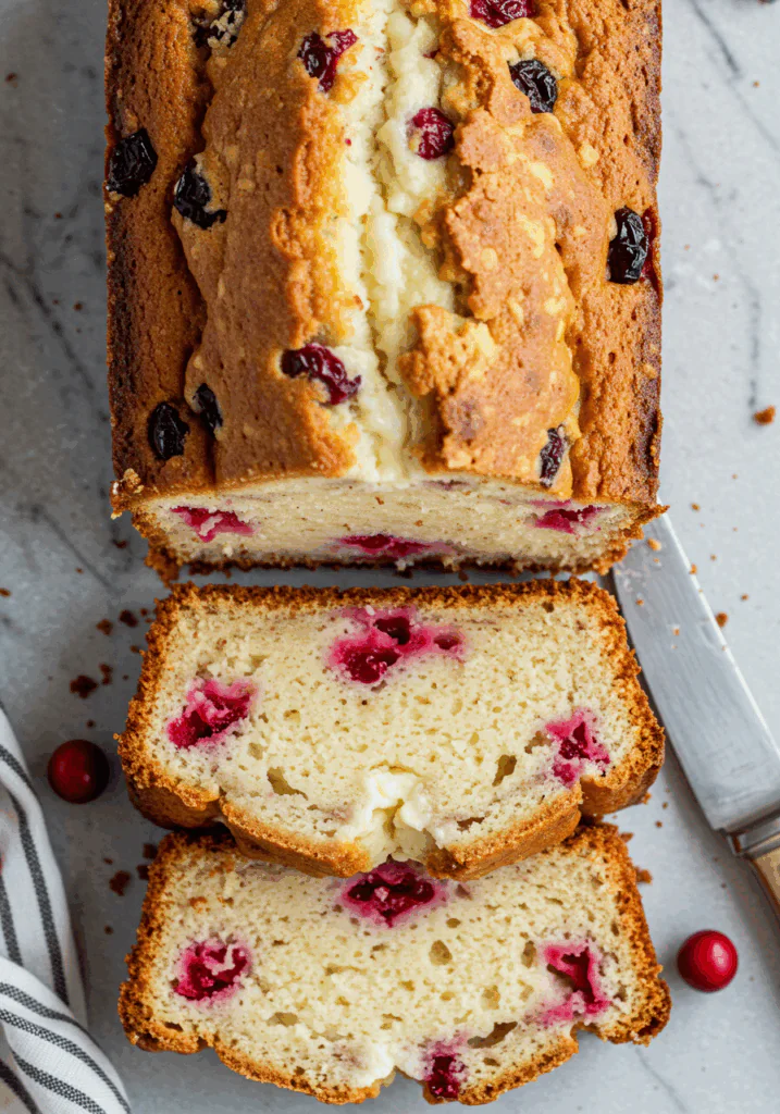 Cream Cheese Cranberry Loaf