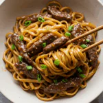 Sticky Beef Noodles