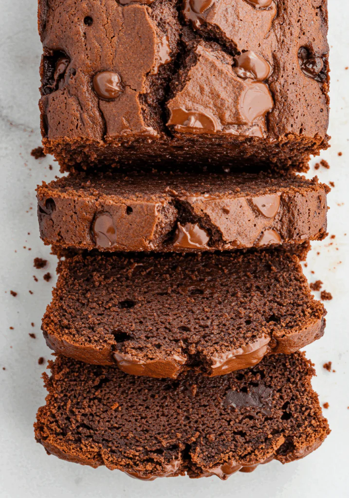 Hot Fudge Brownie Bread