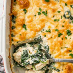 Chicken and Spinach Casserole with Cream Cheese