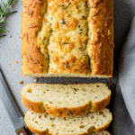 Rustic No Knead Rosemary Garlic Bread