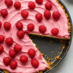 No-Bake Lemon Raspberry Cheesecake