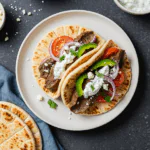 Lamb Gyros with Tzatziki Sauce