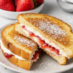 Fried Strawberry Cheesecake Sandwiches