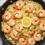 Garlic Shrimp Orzo