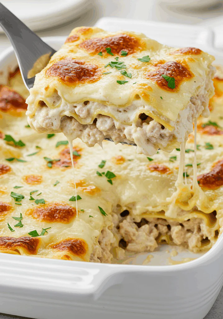 Chicken Alfredo Lasagna