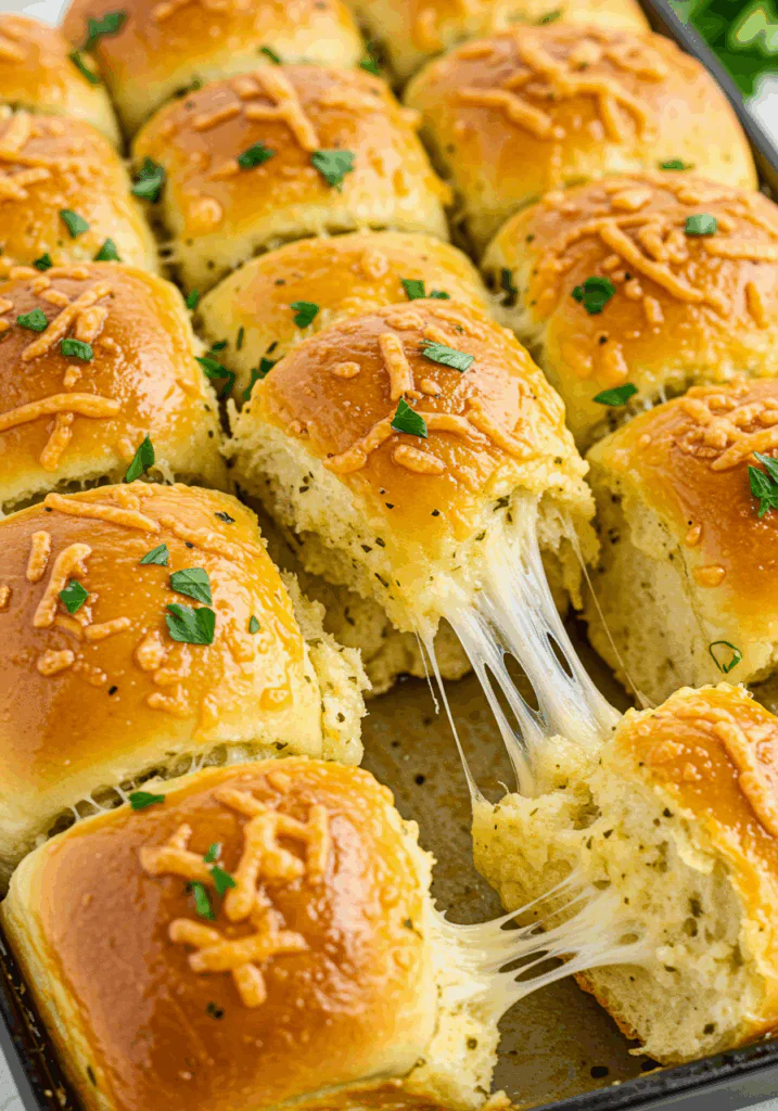 Cheesy Pull-Apart Garlic Bread