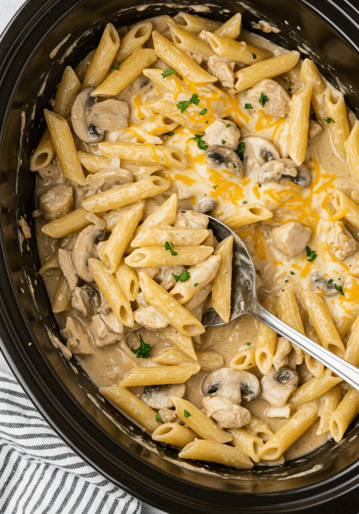 Crockpot Olive Garden Chicken Pasta