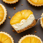 Mini Pineapple Upside Down Cheesecakes