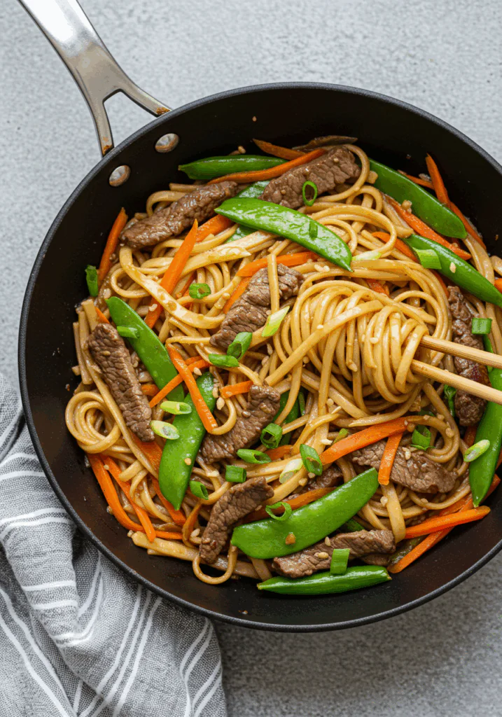 Mongolian Beef Noodles