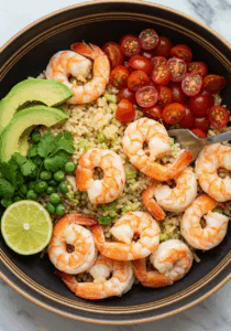Tropical Shrimp Rice Bowl
