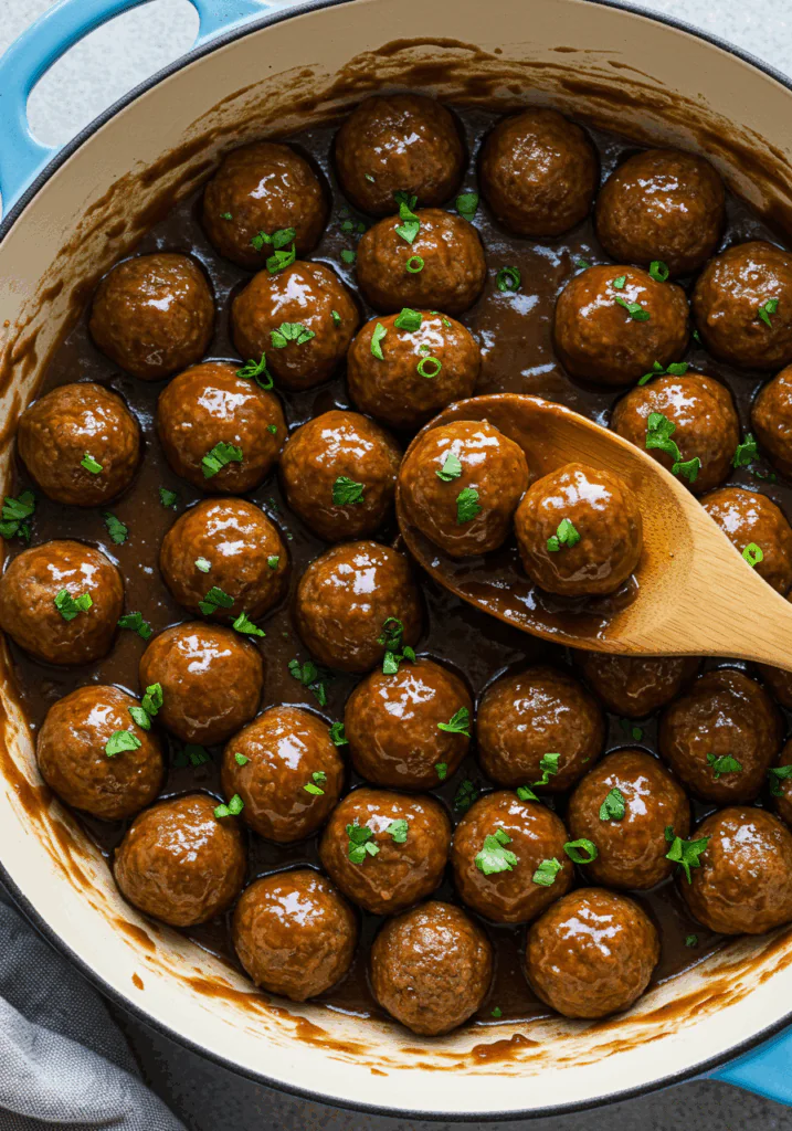 Slow Cooker Pineapple Barbecue Meatballs