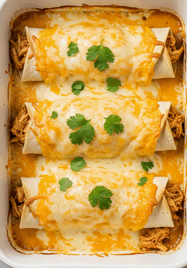 Baked Chicken Chimichangas
