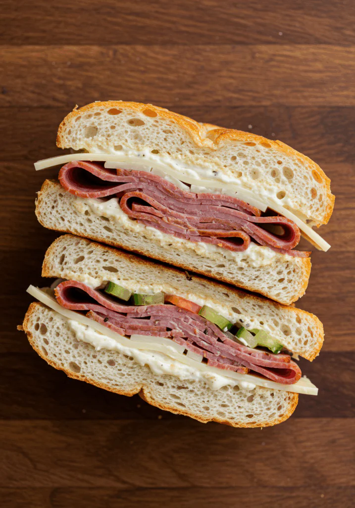 Montreal Smoked Meat Sandwich