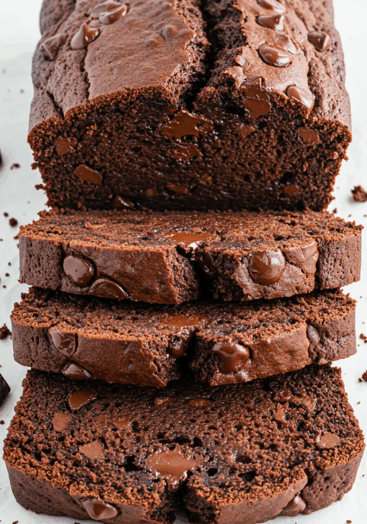 Hot Fudge Brownie Bread