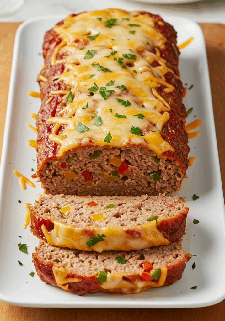 Philly Cheesesteak Meatloaf