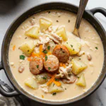 Creamy Turkey Sausage and Potato Soup